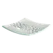 Steelite 6532B420 Square Glass Plate, 5 x 5, Bubbles Design, Clear Glass, Sold Per Case 1 image