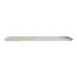Steelite GS193871 Mid Modern Serving Platter, 24.25x6.5, Rectangle, Glass, Solid Cream, Case Quantity 2 image