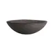 Steelite GS196641 Mid Modern Round Glass Serving Bowl, 2.25 Qt, 10.13" Diameter, Dark Grey, 65-96 Oz, Sold per Case 1 image