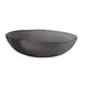 Steelite GS196644 Mid Modern 1.25 Qt Round Glass Serving Bowl, 8.25" Dia, Dark Gray, 33-64 Oz, Case 1 image