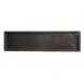 Steelite GS196649 Mid Modern Serving Platter, 24.25" x 6.5", Rectangle, Glass, Solid Dark Grey 1 image