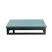 Steelite GS196659 Square Glass Serving Platter, 10.75x10.75x0.875, Dusk Blue Cream, Glass, Sold per Case 2 image