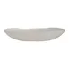Steelite GS196692 2.5 Qt Oval Glass Serving Bowl, 14.625" x 2.75"H, Crackle Cream Finish, 12/Case 1 image