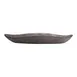 Steelite GS196695 18.375 Oval Glass Serving Bowl, 3.25 qt, Dark Grey Crackle Finish, 97 oz, Sold per Case 1 image