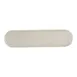 Steelite GS196696 Oval Glass Serving Platter, 20.5 x 5.125, Crackle Cream Finish, 1/Case 1 image