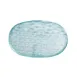 Steelite GS196698 Oval Glass Serving Platter, 15.375" x 9.875", Crackle Dusk Blue, 12/Case 1 image