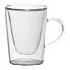 Steelite UR90016 Utopia Glass Coffee Mug, 18 oz., 11-3/4" H x 3-1/2" Mouth, Clear, Soda Lime Glass, 6/Case 1 image