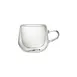 Steelite UR90285 Double Wall Buddha Mug, 14 oz, Clear Glass, 3-3/4" H x 4-3/8" Dia, Non-Tempered, 1/Case 1 image