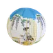 Thunder Group HL36-2 Japanese Cochin Lantern, 16" Round, Samurai Painting, Paper 1 image