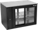 Victory VBB48HC-GS-PT-B 48" Pass-Thru Back Bar Refrigerator, 15.139 cu. ft., Black Exterior, Stainless Steel Interior, Sliding Glass Doors 1 image