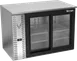 Victory VBB48HC-GS-S 48" Stainless Steel Back Bar Refrigerator, 15.139 cu. ft., 2 Sliding Glass Doors, LED Lighting 1 image