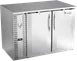 Victory VBB48HC-S 48" Stainless Steel Back Bar Refrigerator, 10.162 cu. ft., 2 Doors, LED Lighting 1 image