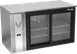 Victory VBB58HC-F-GS-S 58" Stainless Steel Back Bar Refrigerator, 17.8 cu. ft., 2 Sliding Glass Doors, 115V 1 image