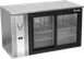 Victory VBB58HC-GS-S 58" Stainless Steel Back Bar Refrigerator, 17.8 cu. ft., 2 Sliding Glass Doors, 115V 1 image