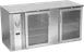 Victory VBB68HC-FG-S 68" Back Bar Cooler, 2-Door, Stainless Steel, 21.984 cu. ft., Glass Doors, 115V 1 image
