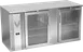 Victory VBB68HC-G-S 68" Stainless Steel Back Bar Refrigerator, 21.984 cu. ft., 2 Glass Doors, LED Lighting 1 image