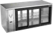 Victory VBB72HC-F-GS-PT-S 72" Pass-Thru Back Bar Refrigerator, Stainless Steel, 6 Sliding Glass Doors, 23.6 cu. ft., 115V 1 image