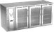 Victory VBB72HC-FG-S 72" 3-Door Back Bar Refrigerator, Stainless Steel, 23.6 cu. ft., 115V 1 image