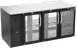 Victory VBB72HC-G-PT-B Pass‑Thru Cooler, 72" W X 34" H, 23.6 Cu Ft, Black, 6 Doors, LED, R290 1 image