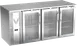 Victory VBB72HC-G-S 72" Back Bar Refrigerator, 3 Glass Doors, Stainless Steel, 23.6 cu. ft., 115V 1 image