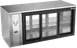 Victory VBB72HC-GS-PT-S Pass-Thru Bar Cooler 72"W x31-7/8"D x34"H 23.6 cu ft 6 Glass Doors SS R290 1 image