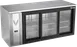 Victory VBB72HC-GS-S 72" 3-Door Back Bar Refrigerator, Stainless Steel, 23.6 cu. ft., 115V 1 image