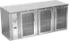 Victory VBB78HC-FG-S 78" 3-Door Back Bar Refrigerator, Stainless Steel, 26.1 cu. ft., 115V 1 image