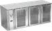 Victory VBB78HC-G-S 78" 3-Door Back Bar Refrigerator, Stainless Steel, 26.1 cu. ft., 115V 1 image