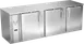 Victory VBB94HC-F-S 94" 3-Door Back Bar Refrigerator, 32.768 cu. ft., Stainless Steel, 115V 1 image