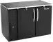 Victory VBBN48HC-F-PT-B 48" Pass-Thru Back Bar Refrigerator, 12.56 cu. ft., 4 Solid Doors, Black Exterior, Stainless Steel Interior 1 image