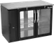Victory VBBN48HC-FG-PT-B Back Bar Cooler 48"W x 28‑3/4"D x 34"H 12.56 cu ft Black 4 Doors LED R290 1 image