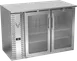 Victory VBBN48HC-FG-S 48" Stainless Steel Back Bar Refrigerator, 12.56 cu. ft., 2 Glass Doors, LED Lighting 1 image