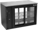 Victory VBBN48HC-GS-PT-B 48" Pass-Thru Back Bar Refrigerator, 12.56 cu. ft., Black Exterior, Stainless Steel Interior, Sliding Glass Doors 1 image