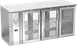 Victory VBBN72HC-FG-PT-S Pass‑Thru Bar Cooler, 72"×28‑3/4"×34", 19.6 Cu ft, 6 Doors, Stainless R290 1 image