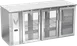Victory VBBN72HC-G-PT-S 72" Pass-Thru Back Bar Refrigerator, 6 Glass Doors, Stainless Steel, 19.618 cu. ft. 1 image