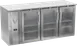 Victory VBBN72HC-G-S 72" 3-Door Back Bar Refrigerator, 19.6 cu. ft., Stainless Steel, 115V 1 image