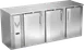 Victory VBBN78HC-S 78" Stainless Steel Back Bar Refrigerator, 3 Solid Doors, 21.7 cu. ft., 115V 1 image