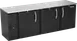 Victory VBBN94HC-F-B 94" Back Bar Cooler, 3-Section, 27.191 cu. ft., Black Exterior, Stainless Steel Interior 1 image