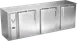 Victory VBBN94HC-S 94" Back Bar Refrigerator, 3 Solid Doors, Stainless Steel, 27.191 cu. ft., 115V 1 image