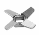 Univex 1000725 X Knife – Stainless Steel, Durable Cutting Edge, Fits #22 Meat Grinder & Food Chopper Parts 1 image
