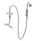 Cleveland DKFK Dual Pantry Pre-Rinse Faucet, 68in Stainless Steel Hose 1 image