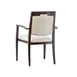 G & A 2851 Kinsley Banquet Arm Chair, Stacks 5 High, Upholstered Back & Seat, 12 Gauge Aluminum 2 image