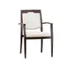 G & A 2851 Kinsley Banquet Arm Chair, Stacks 5 High, Upholstered Back & Seat, 12 Gauge Aluminum 1 image