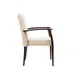 G & A 2853 Mila Banquet Arm Chair, Stackable 3 High, Upholstered Back & Seat, Welded 12 Gauge Aluminum 2 image