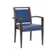 G & A 2856 Bogart Banquet Arm Chair, Stacks 5 High, Upholstered Square Back & Seat, 12 Gauge Aluminum 1 image