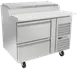 Asber APTP 46 D2 46" 2-Drawer Refrigerated Pizza Prep Table, 6 1/3 Size Pans 1 image