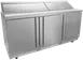 Asber APTS 72 18 P 72" 3-Door Sandwich and Salad Prep Table, 18 Pans 1 image