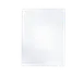 Thunder Group PLCB018 - 20" x 15" White Polyethylene Cutting Board, Non-Absorbent, Non-Skid, NSF 1 image