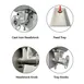 Concasse MO22AC2HP1101P Bench Meat Grinder, #22 Hub, 2 HP Motor, 1700 lbs/hr, 110V/1-Ph, Cast Iron, Commercial Grade 4 image