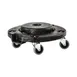 Concasse MCACCCARALMR120 Black Platform Dolly, 31.5 Gallon Capacity for Food Container 1 image